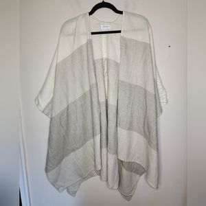 Mer Sea Thinny Traveler Wrap With Bag-Shades Of Grey Stripes